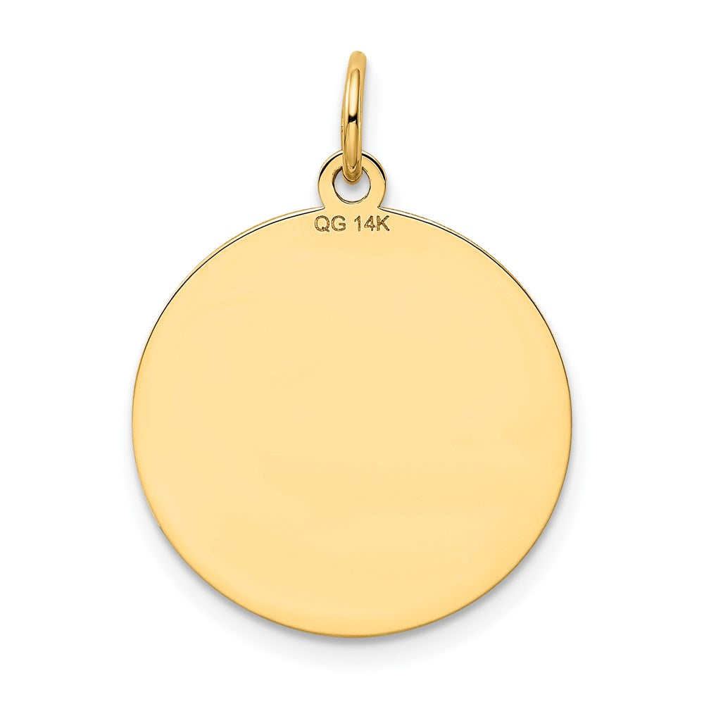 14k Shetland Sheepdog Disc Charm