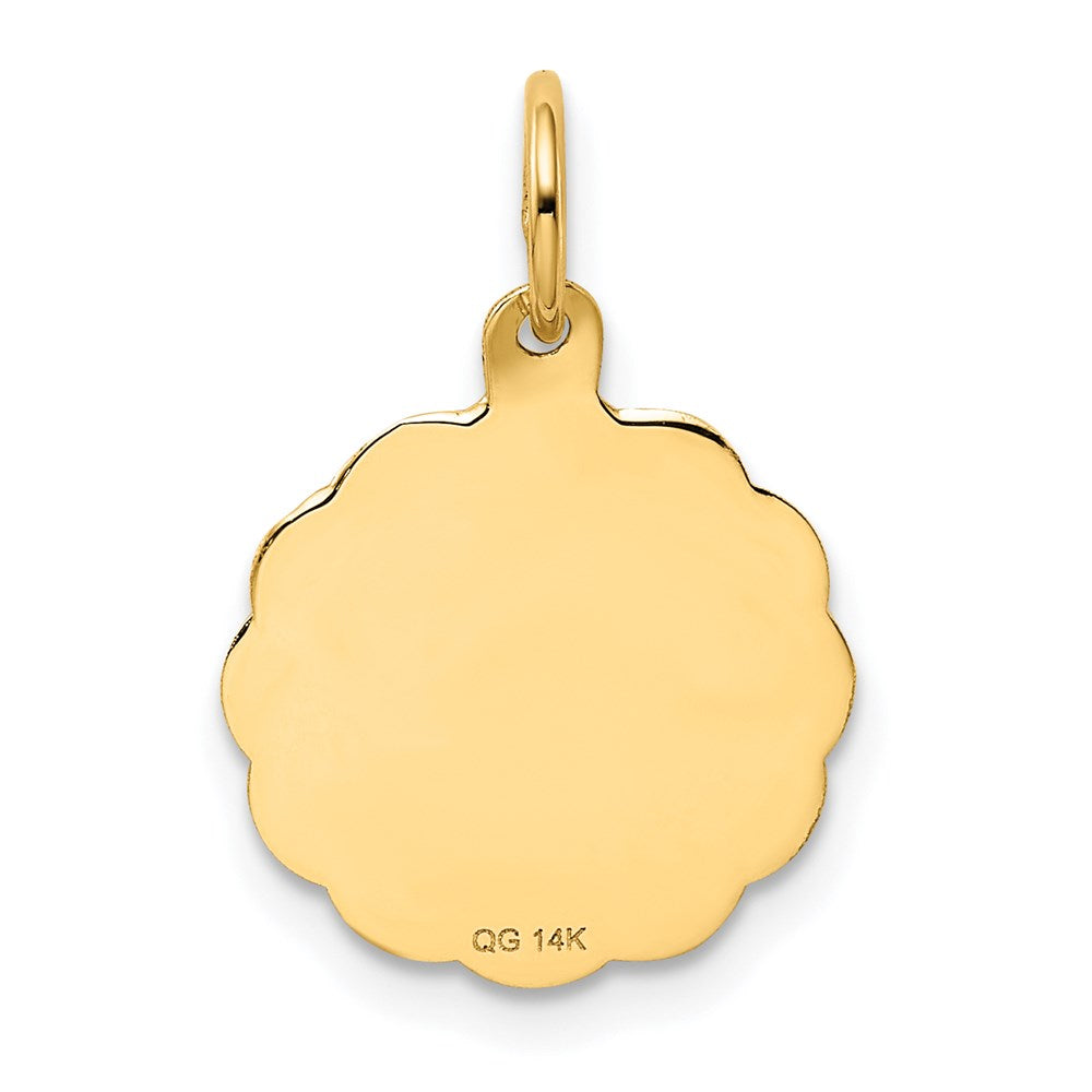 14K Wedding Bells Charm