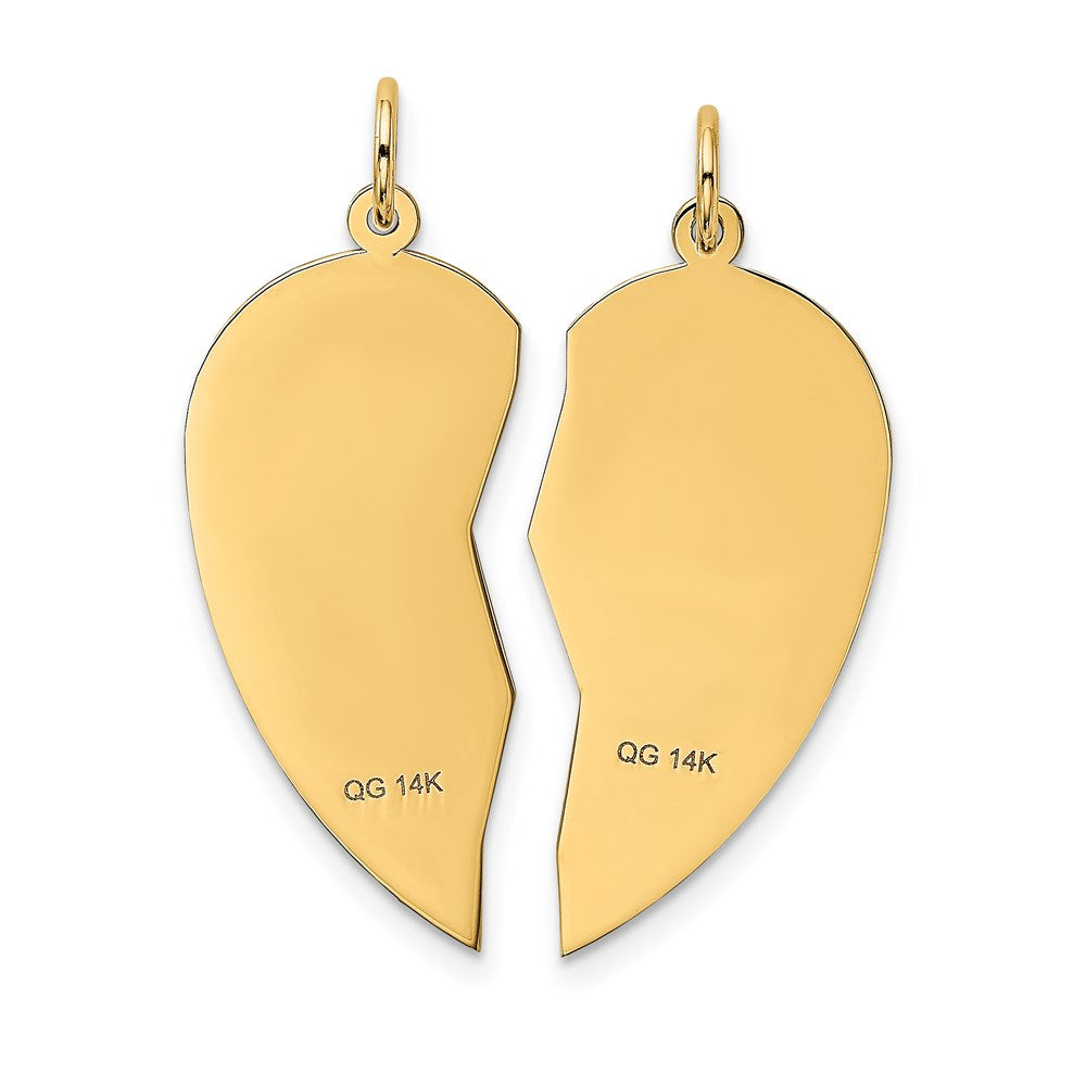 14k Break-apart I LOVE YOU Charm