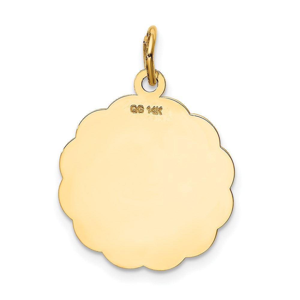 14K A DATE TO REMEMBER Disc Charm