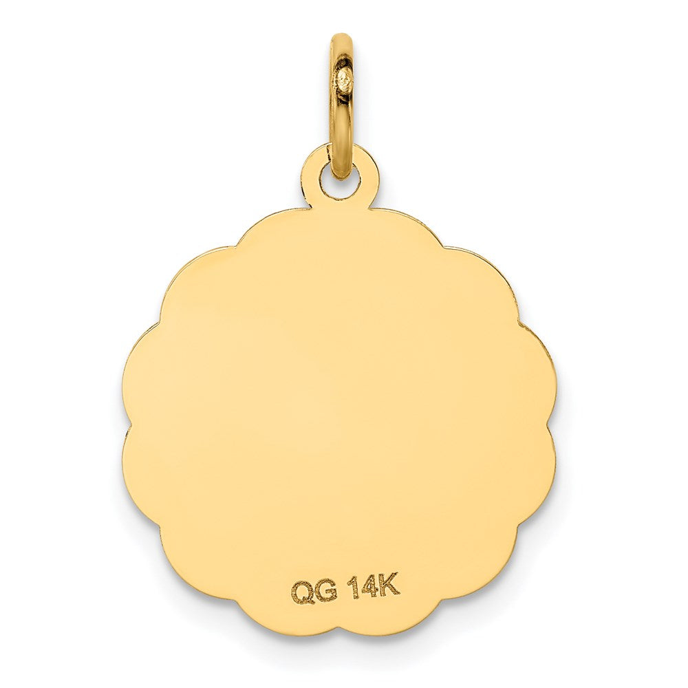 14K HAPPY ANNIVERSARY Charm