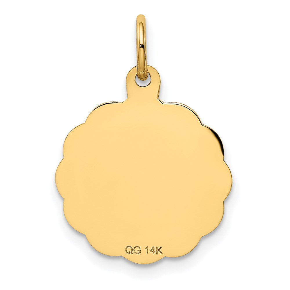 14K #1 GODMOTHER Charm