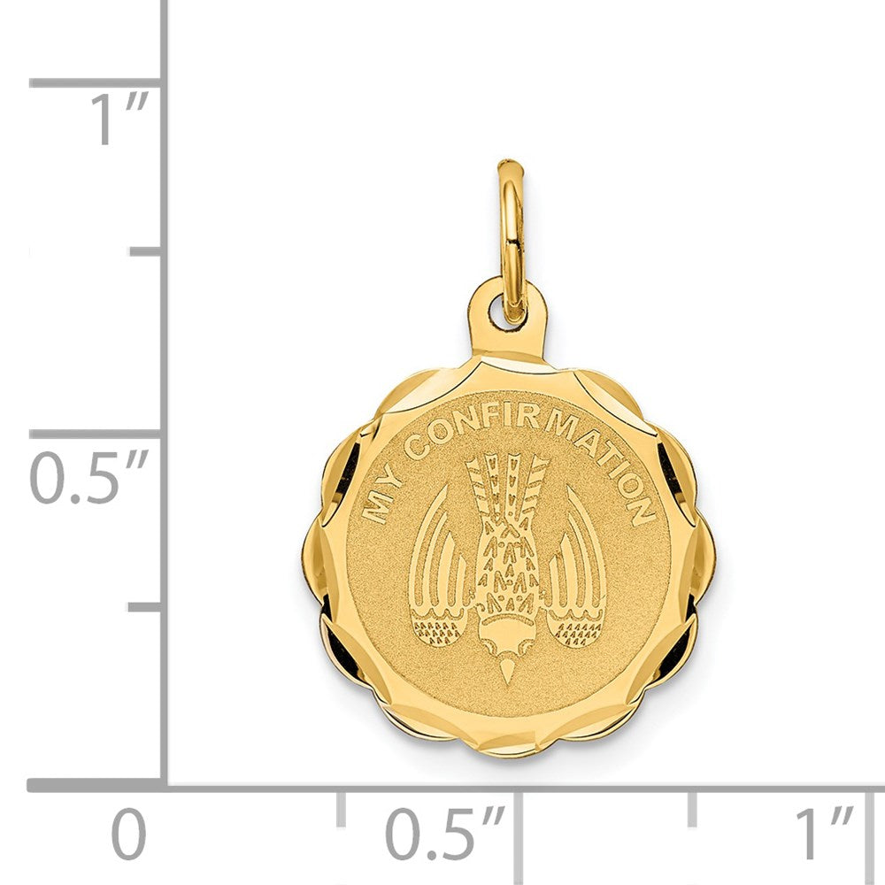 14k My Confirmation Charm