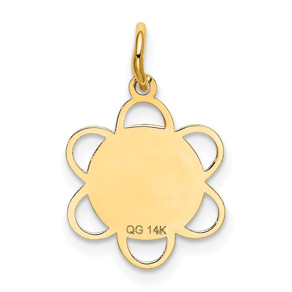 14k SWEET 16 Disc Charm