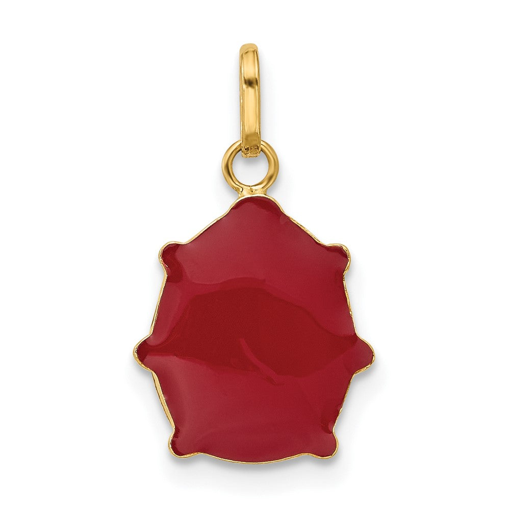 14k Enameled Ladybug Charm