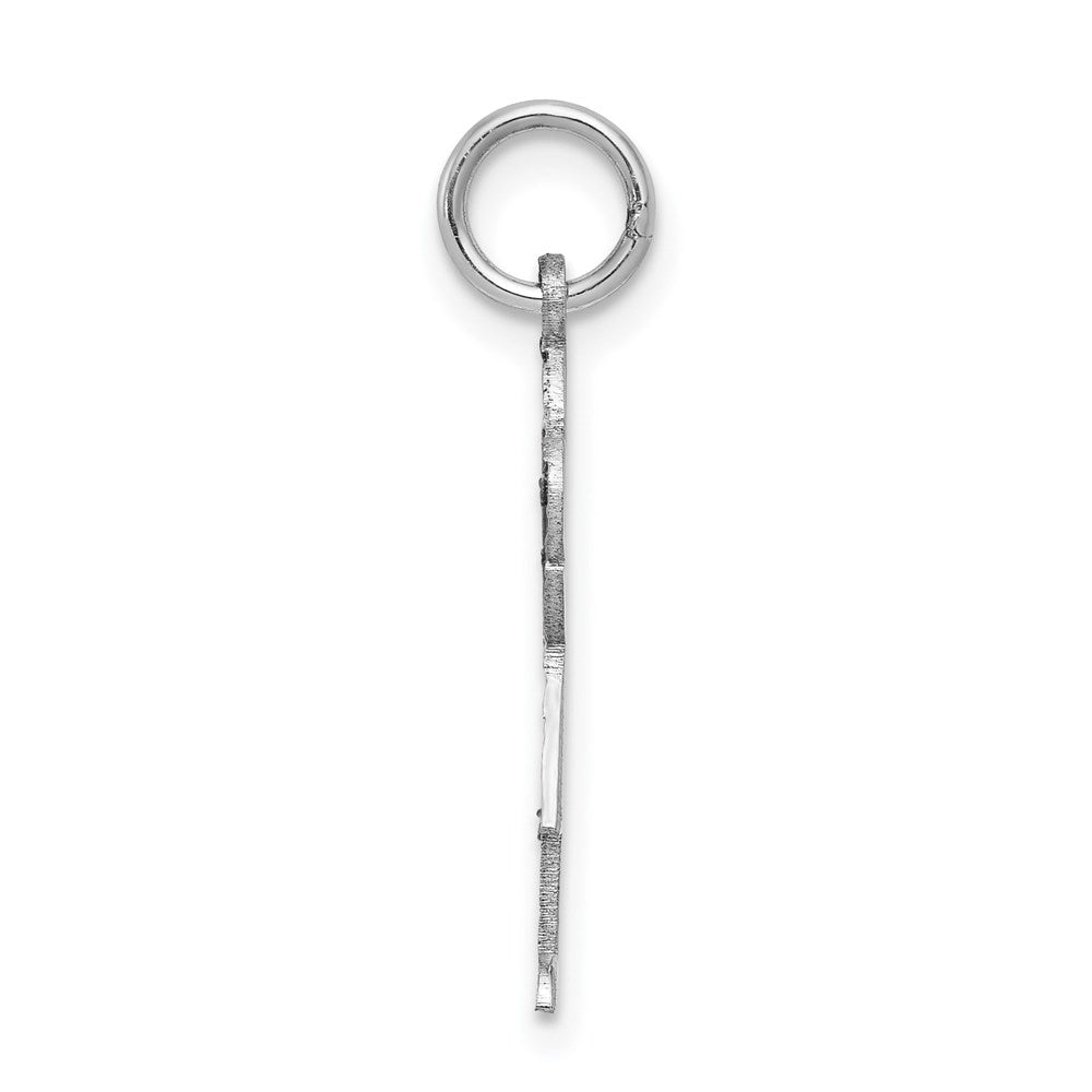 14k White Gold Kid Charm