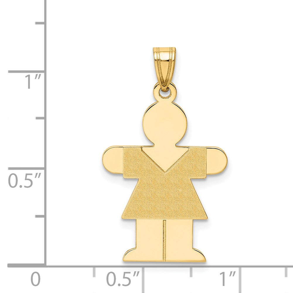 14k Girl Charm
