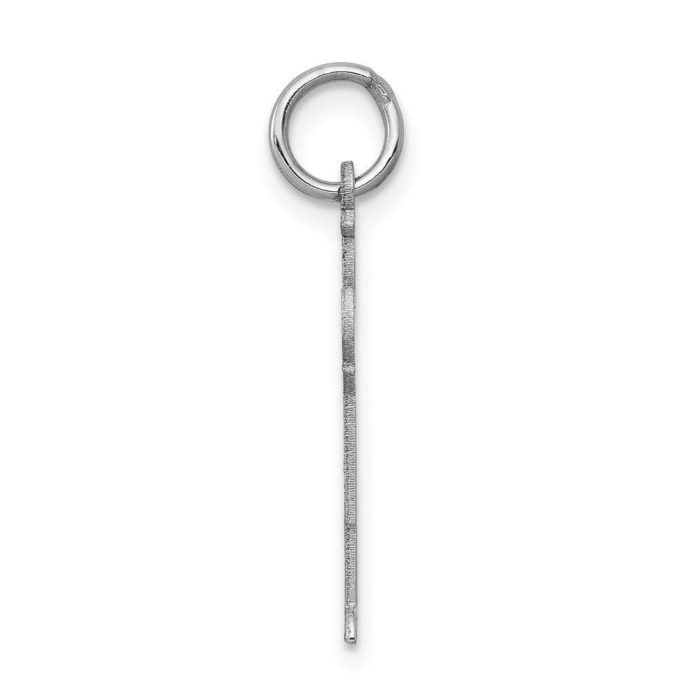 14k White Gold Kid Charm