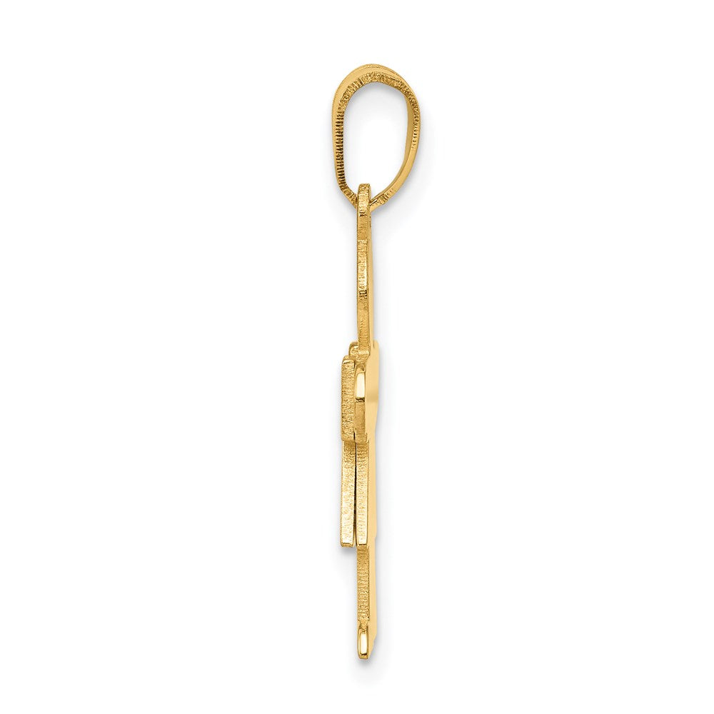14k Girl Charm