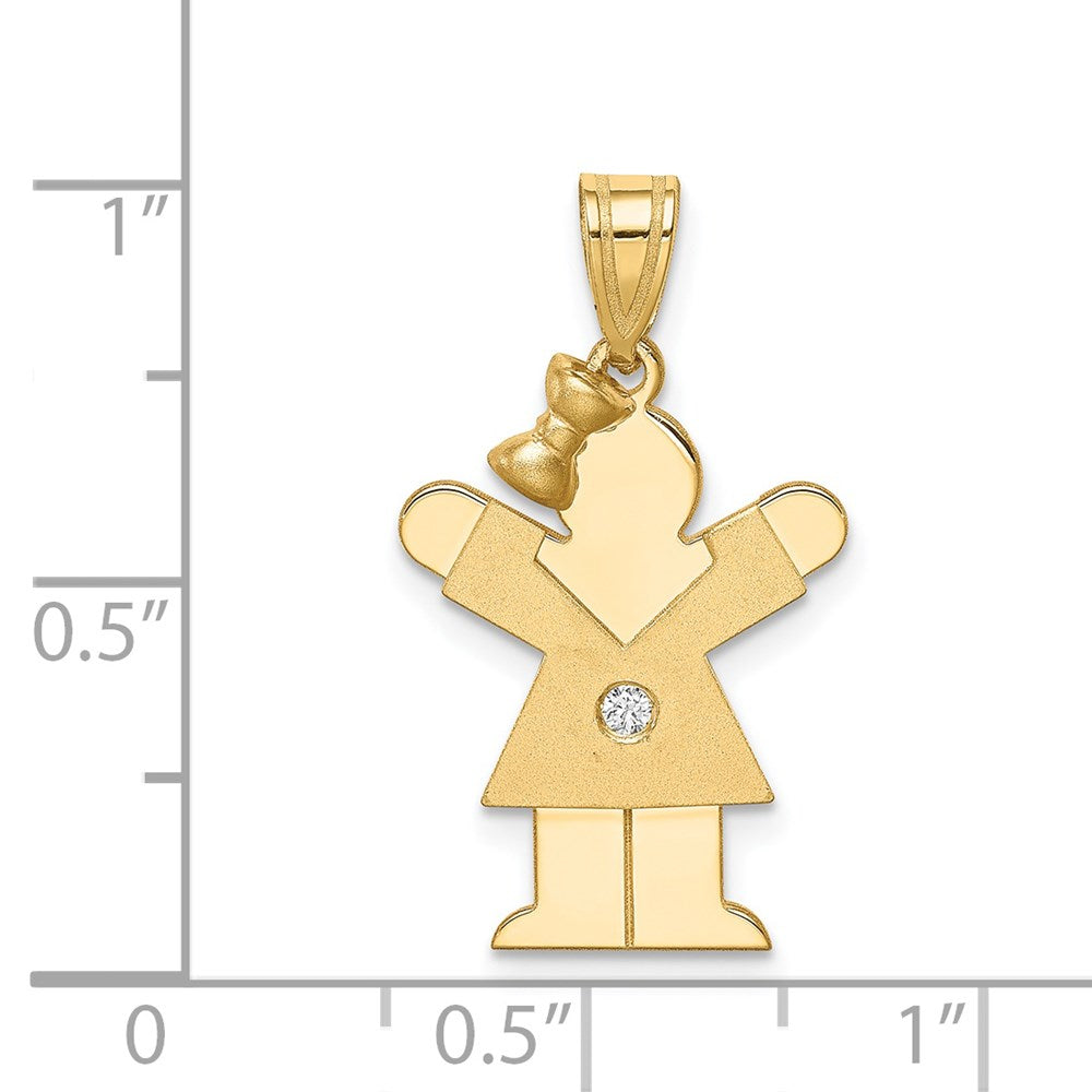14k VS Diamond Kid Pendant