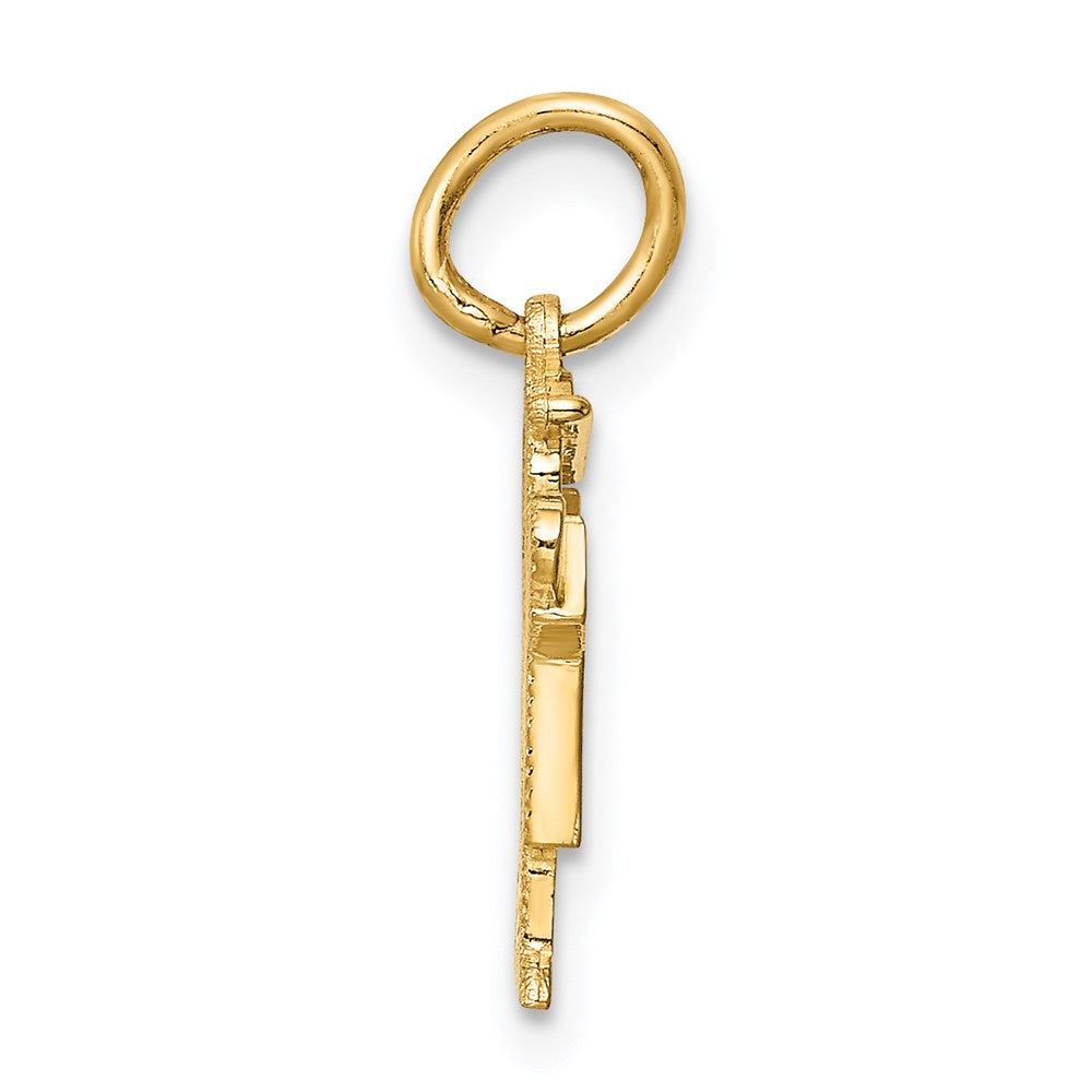 14k Mini Boy Love Charm