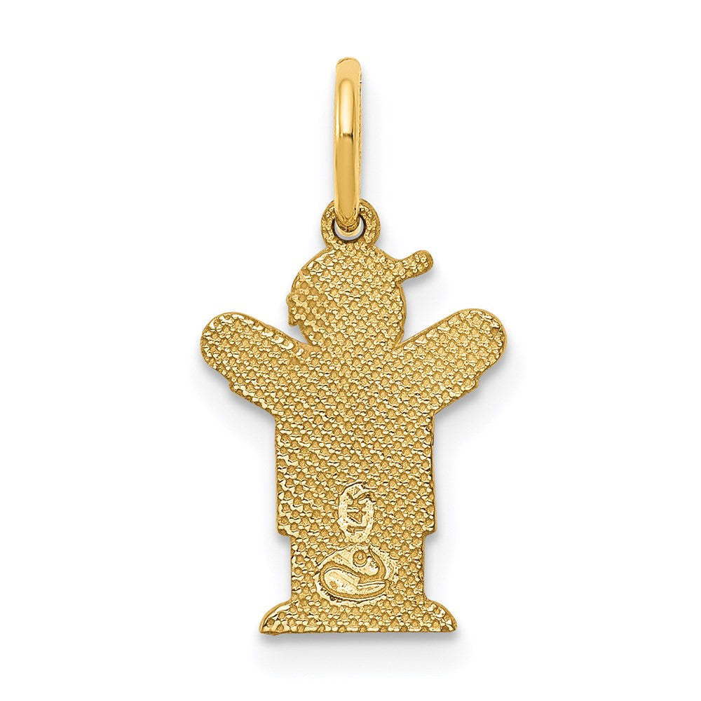 14k Mini Boy Love Charm