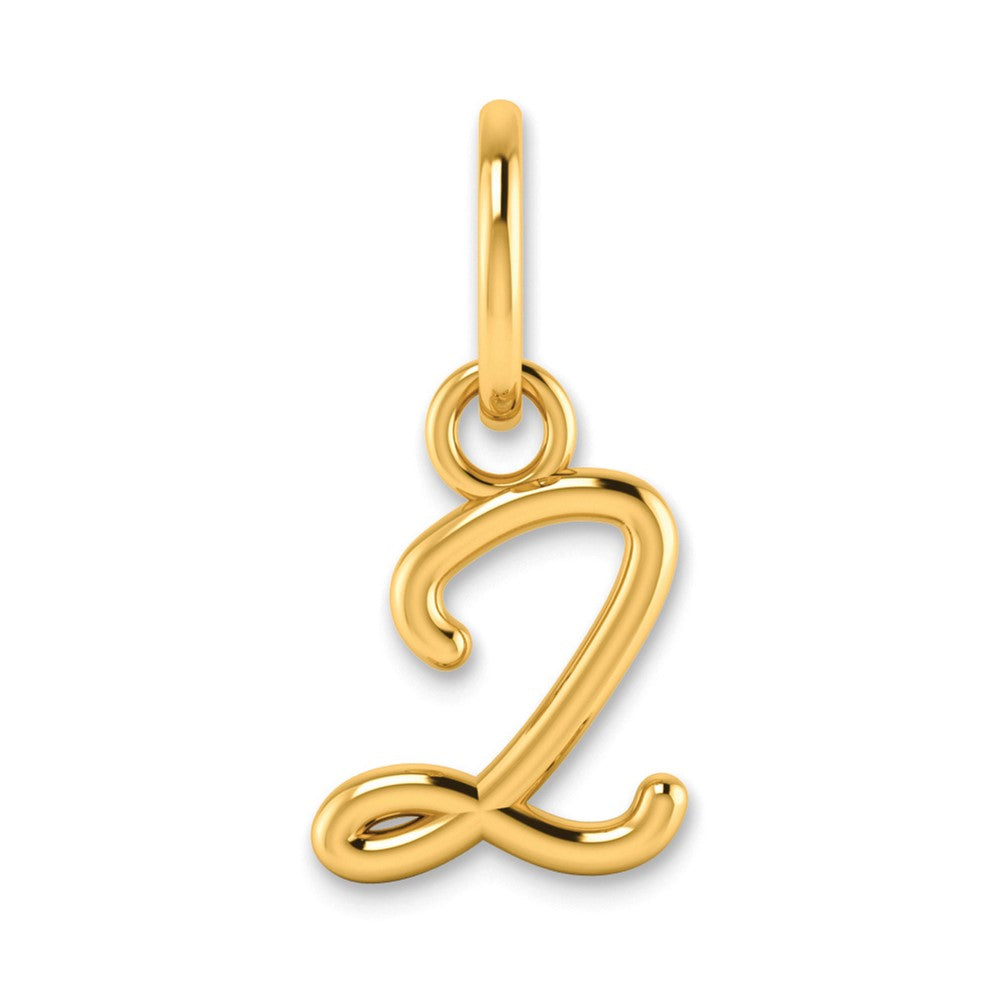 14KY Upper case Letter Z Initial Charm