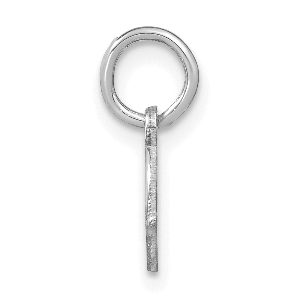 14KW Upper case Letter D Initial Charm