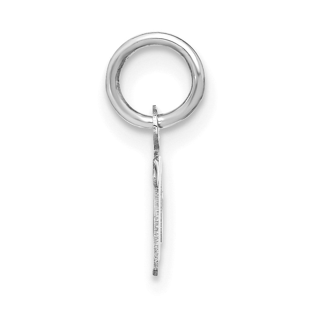 14KW Upper case Letter M Initial Charm