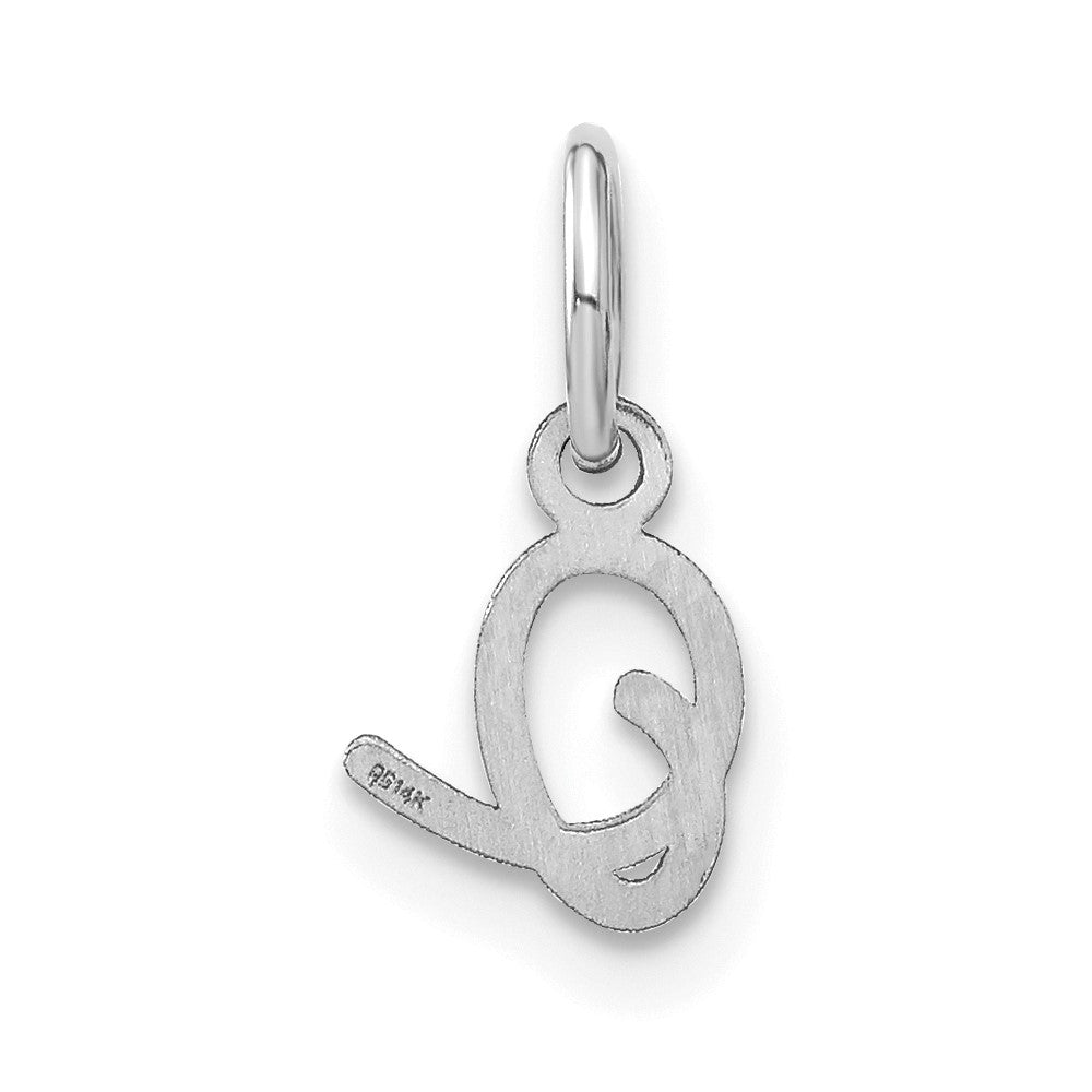 14KW Upper case Letter O Initial Charm