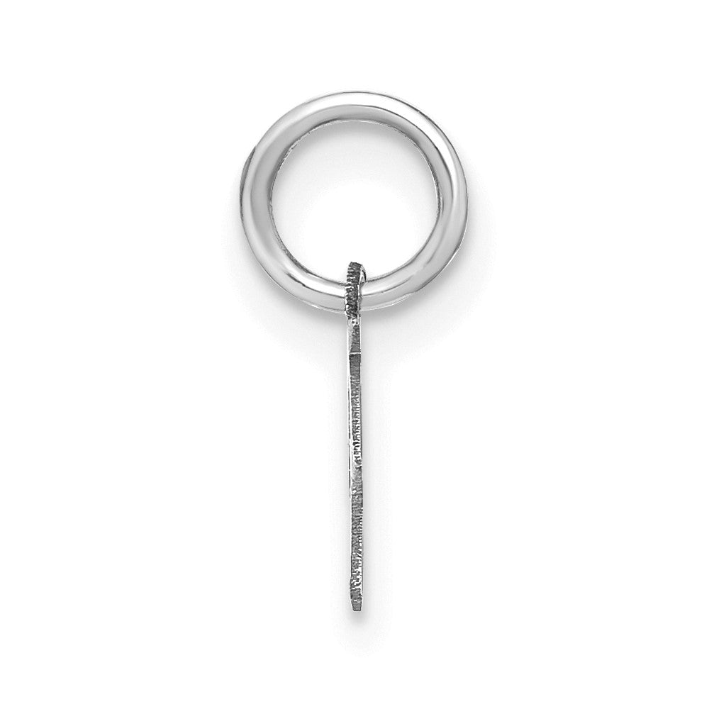 14KW Upper case Letter P Initial Charm