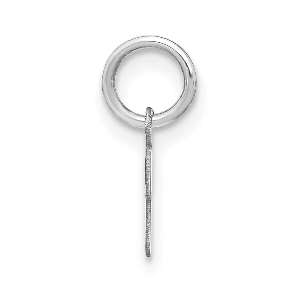 14KW Upper case Letter R Initial Charm