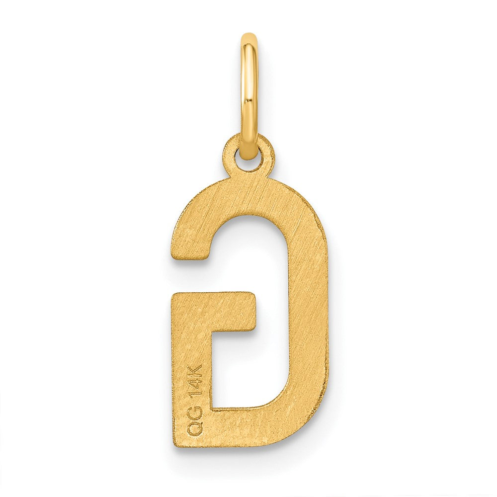 14ky Letter G Initial Pendant