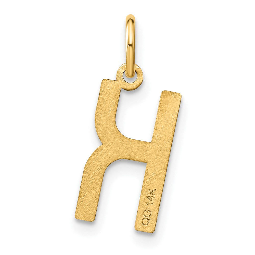 14ky Letter K Initial Pendant
