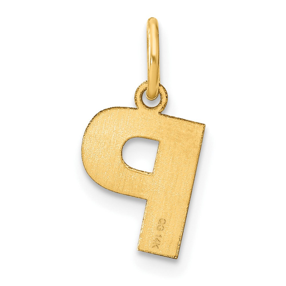 14ky Letter P Initial Pendant
