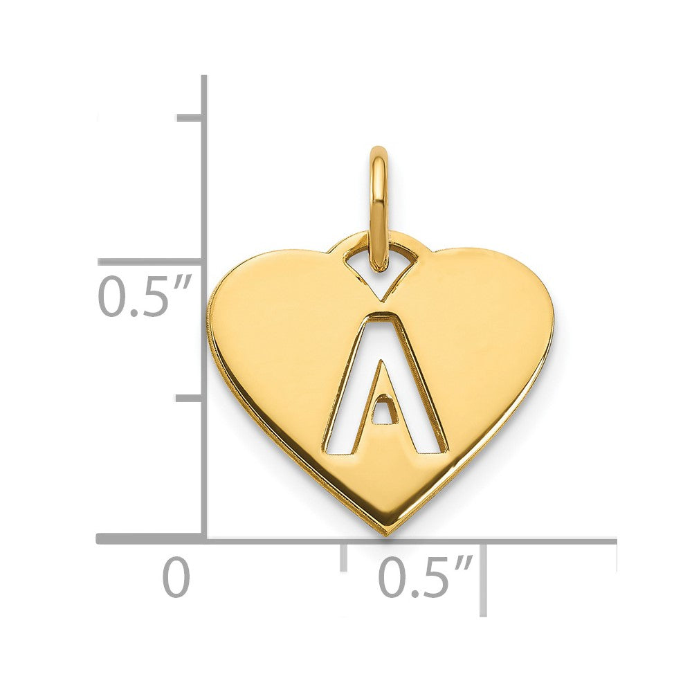 14ky Initial Letter A Initial Charm