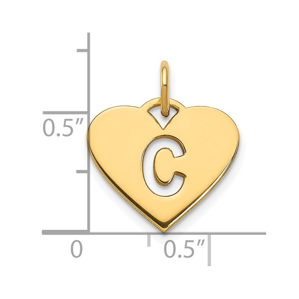 14ky Initial Letter C Initial Charm