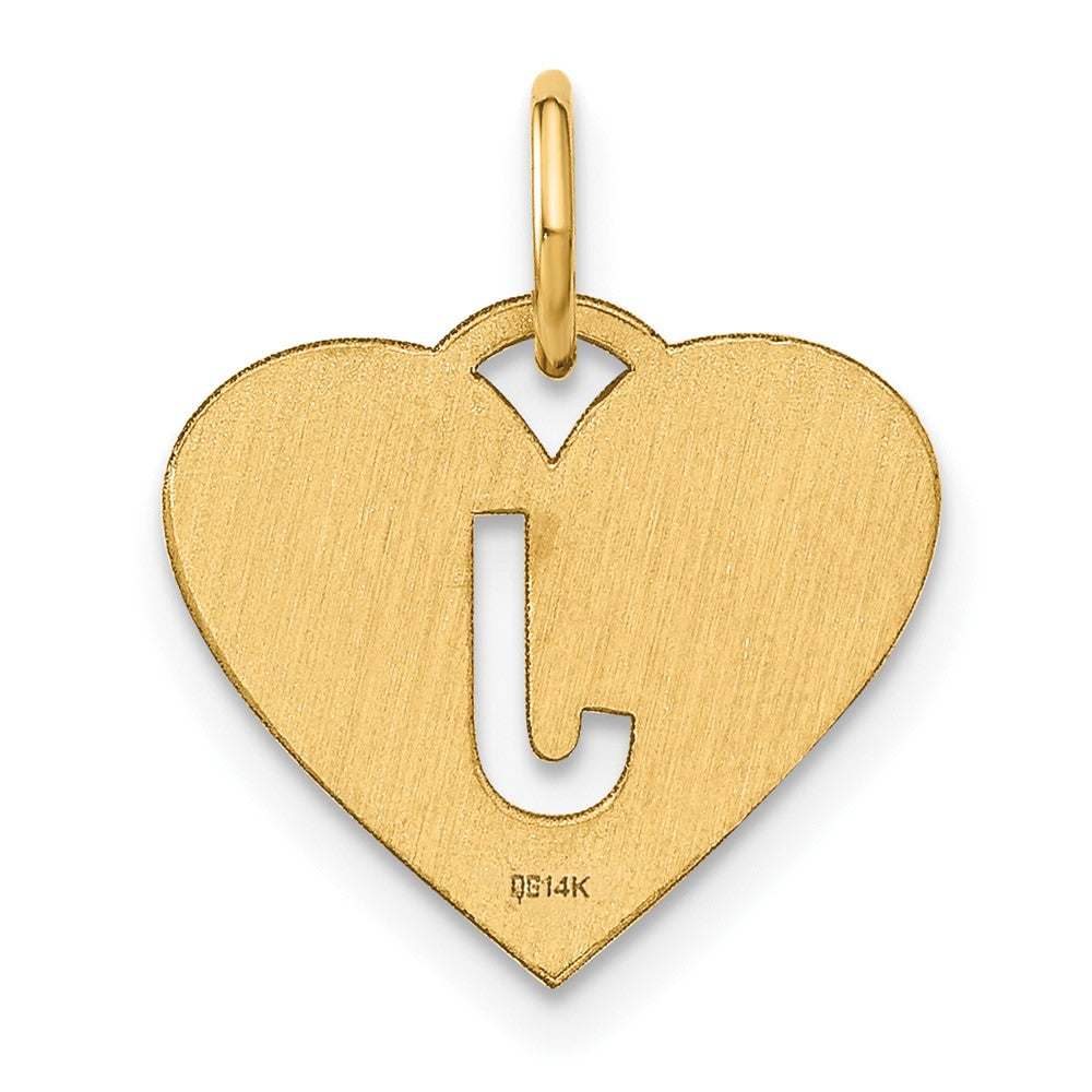 14ky Initial Letter J Initial Charm
