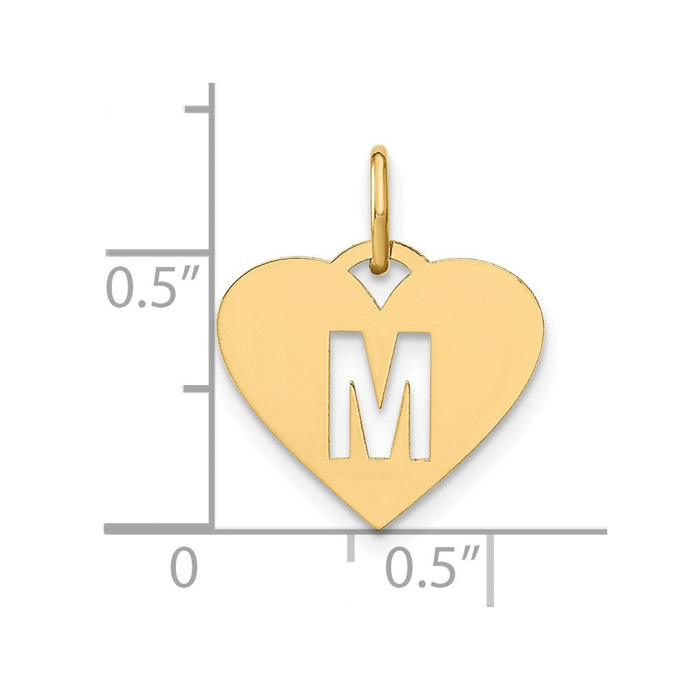 14ky Initial Letter M Initial Charm