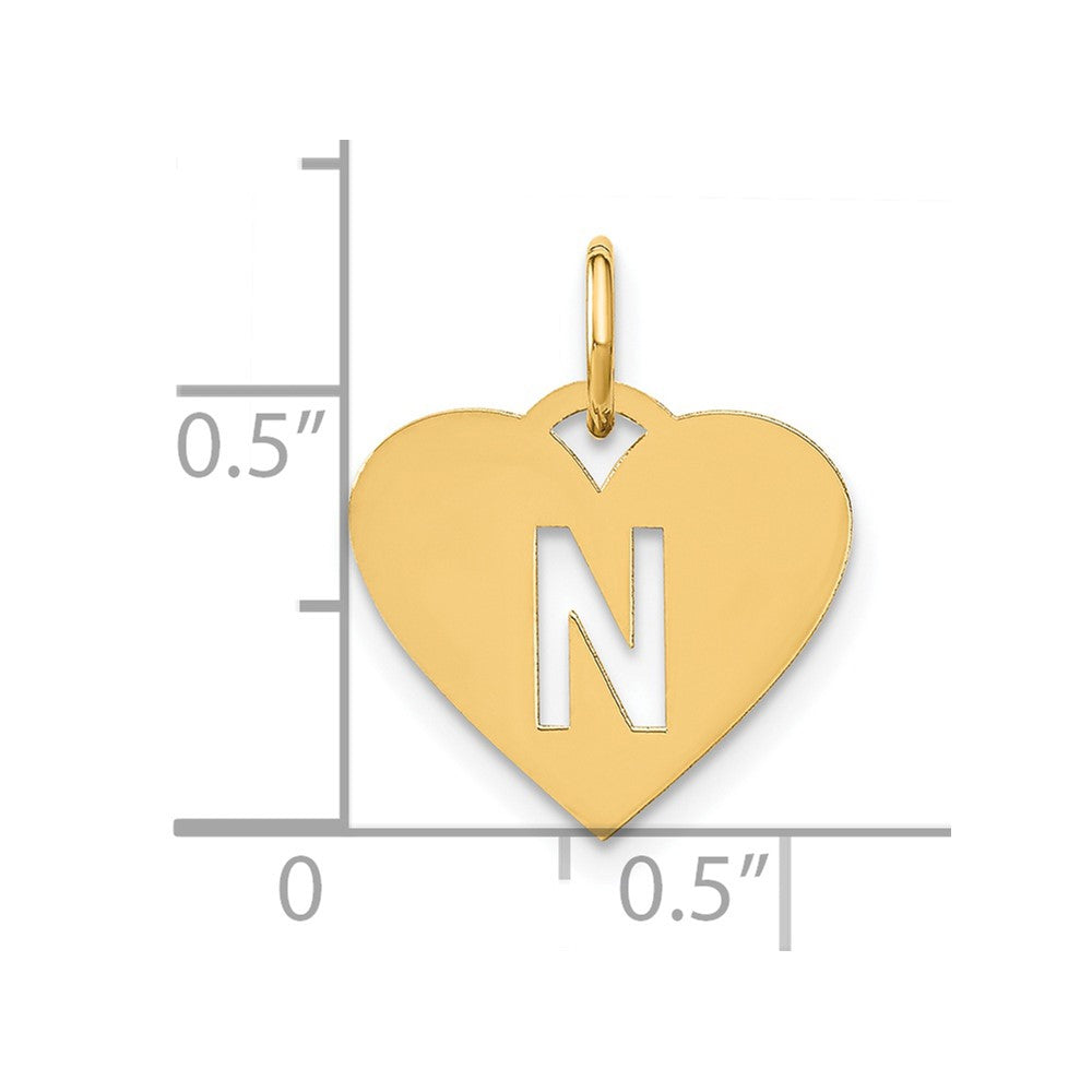 14ky Initial Letter N Initial Charm
