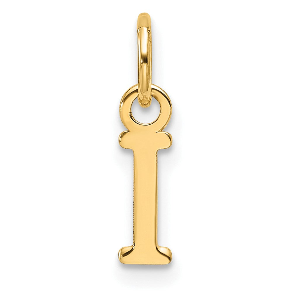 14ky Cutout Letter I Initial Pendant