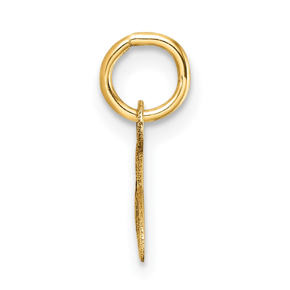 14K Uppercase Letter A Initial Charm