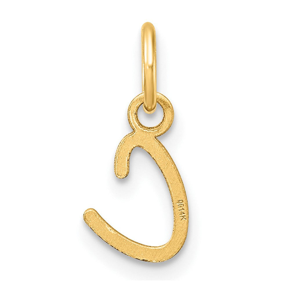 14K Uppercase Letter C Initial Charm