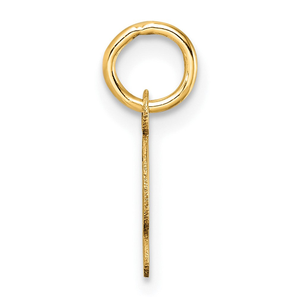 14K Uppercase Letter G Initial Charm