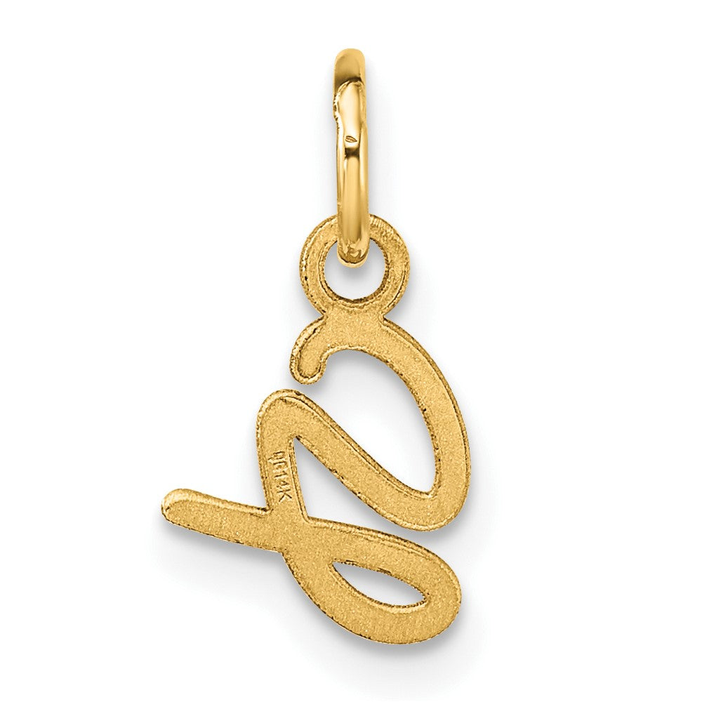 14K Uppercase Letter G Initial Charm
