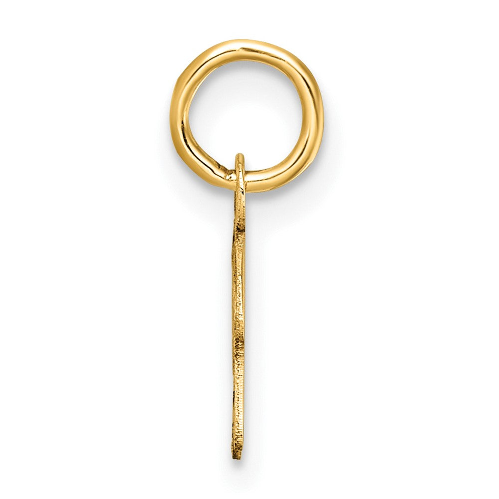 14K Uppercase Letter R Initial Charm