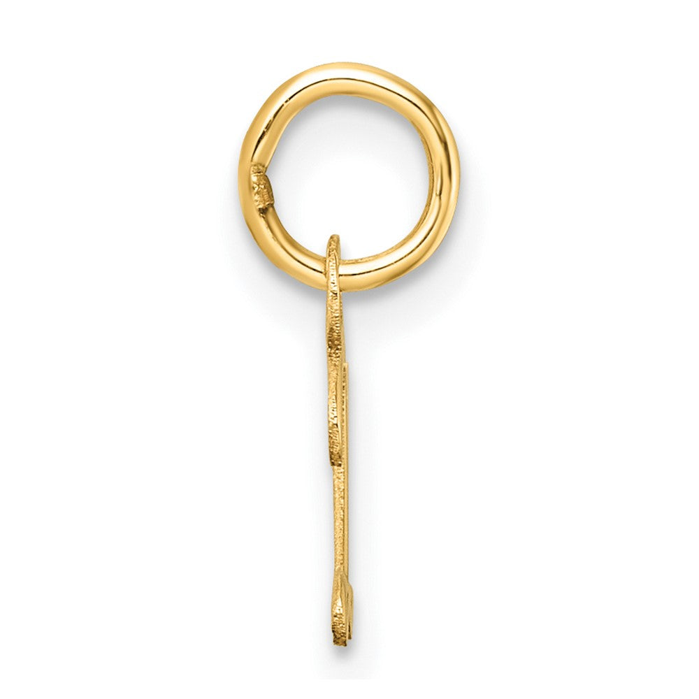 14K Uppercase Letter Z Initial Charm