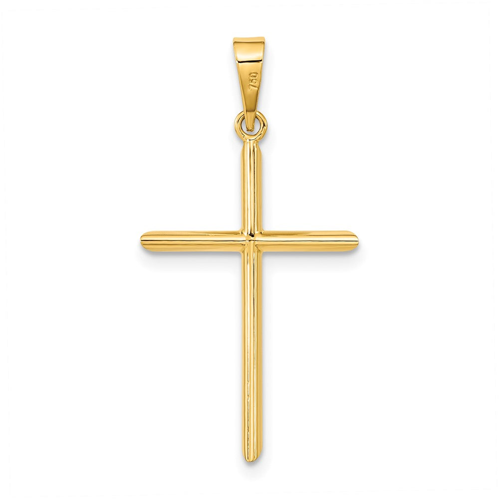 14K Polished Cross Pendant