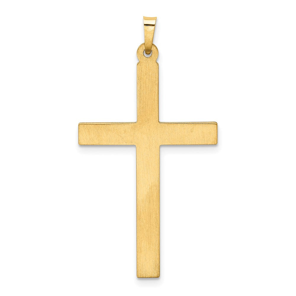 14k Hollow Cross Pendant
