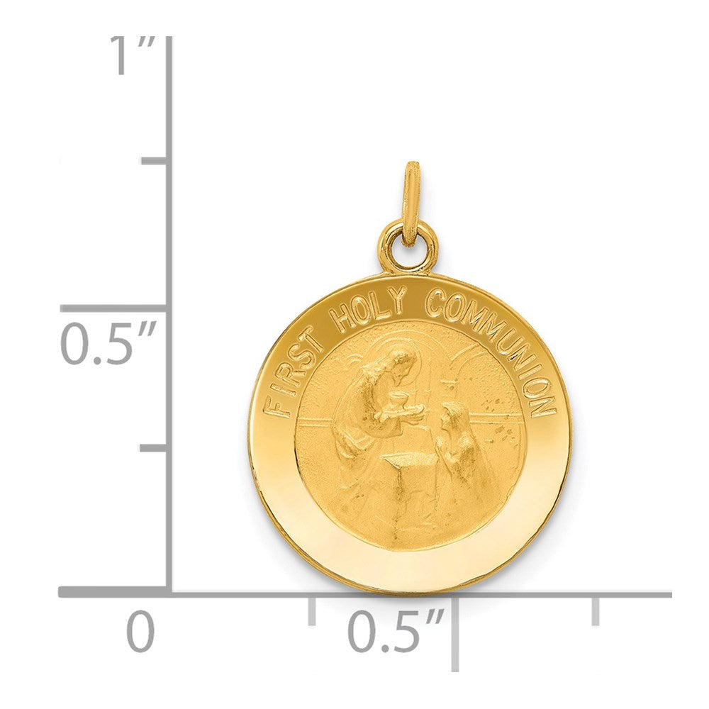 14k First Holy Communion Charm