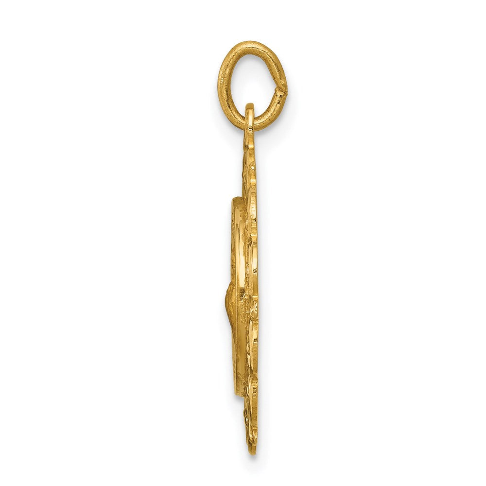 14k Saint Francis of Assisi Medal Pendant
