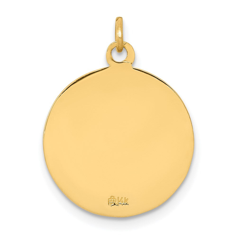 14k Saint Matthew Medal Charm