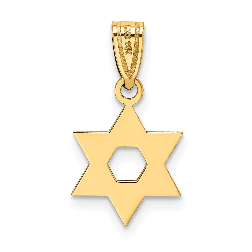 14k Star of David Pendant