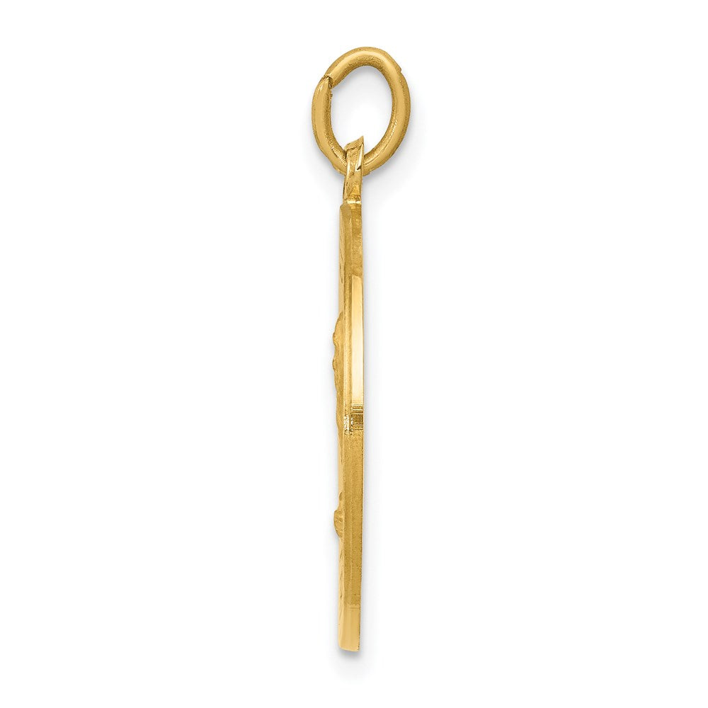 14k Saint Andrew Medal Pendant