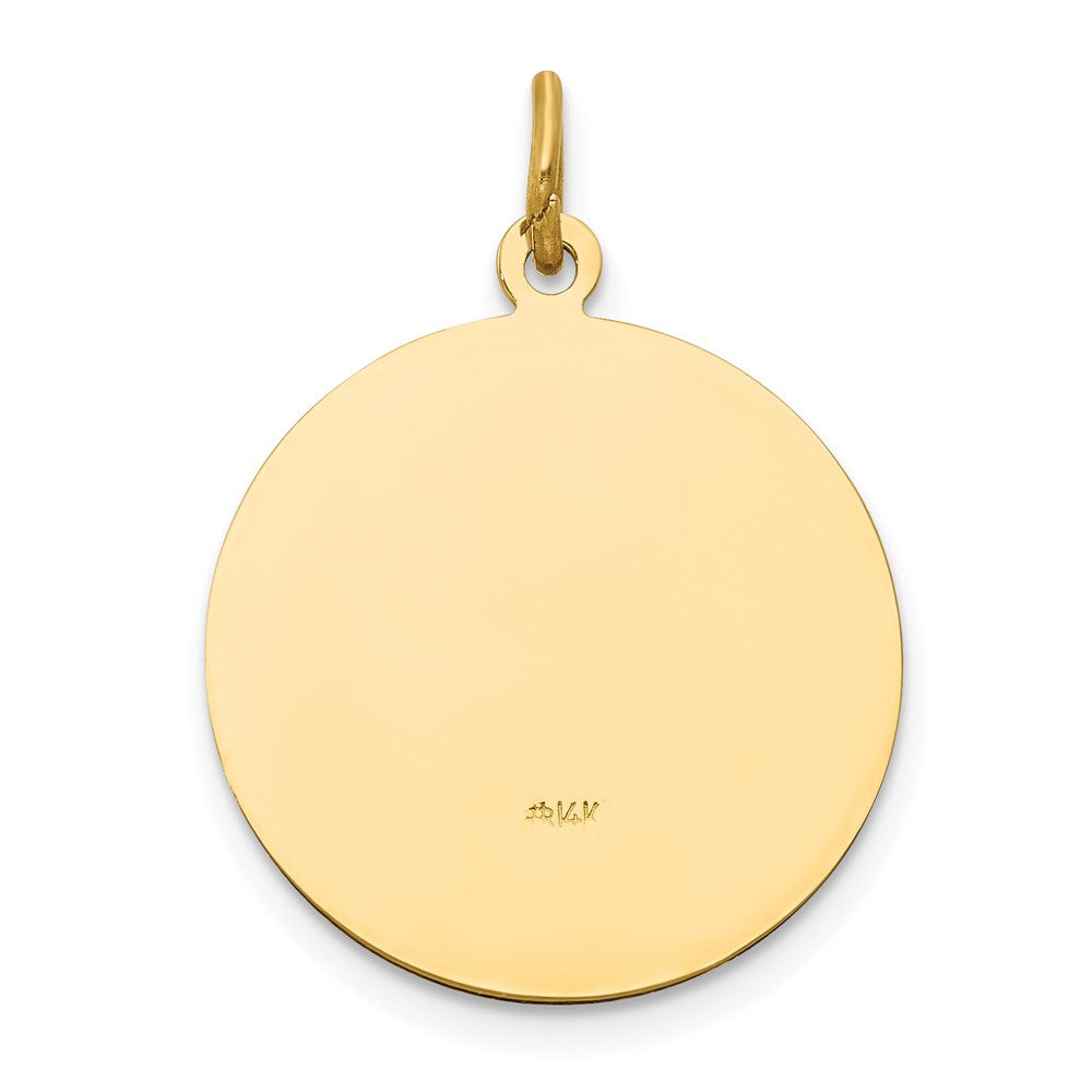 14k Saint Andrew Medal Pendant