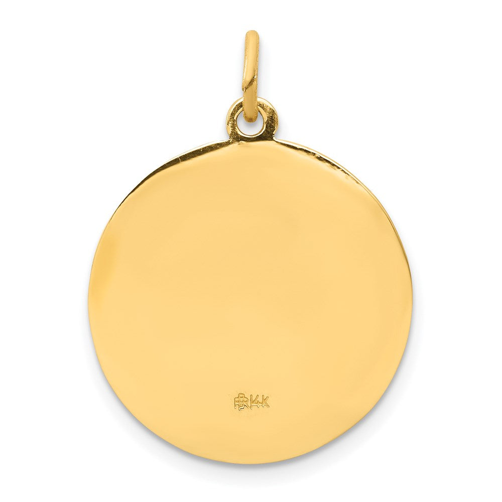 14k Saint Matthew Medal Pendant