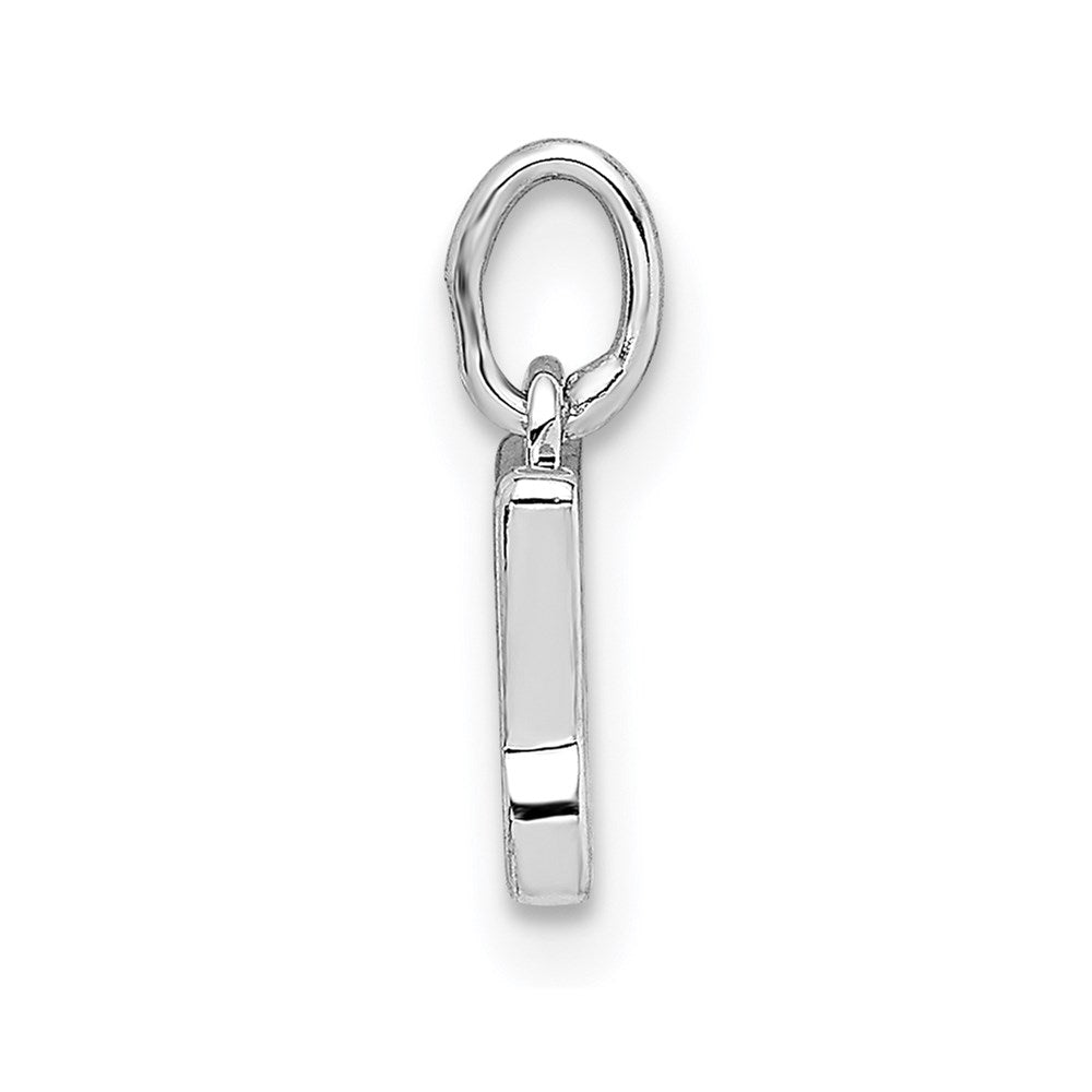 14k White Gold Cut-out Butterfly Pendant