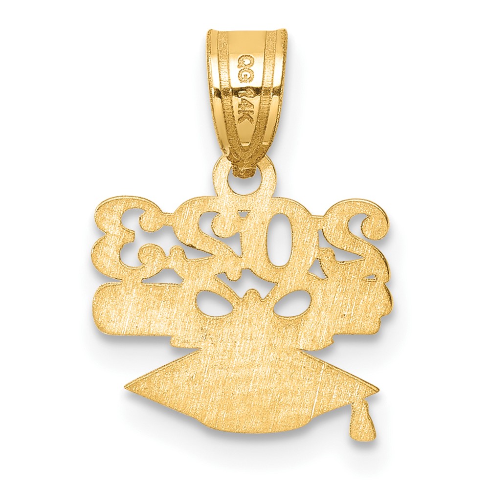 14K Graduation Cap and Diploma 2023 Charm