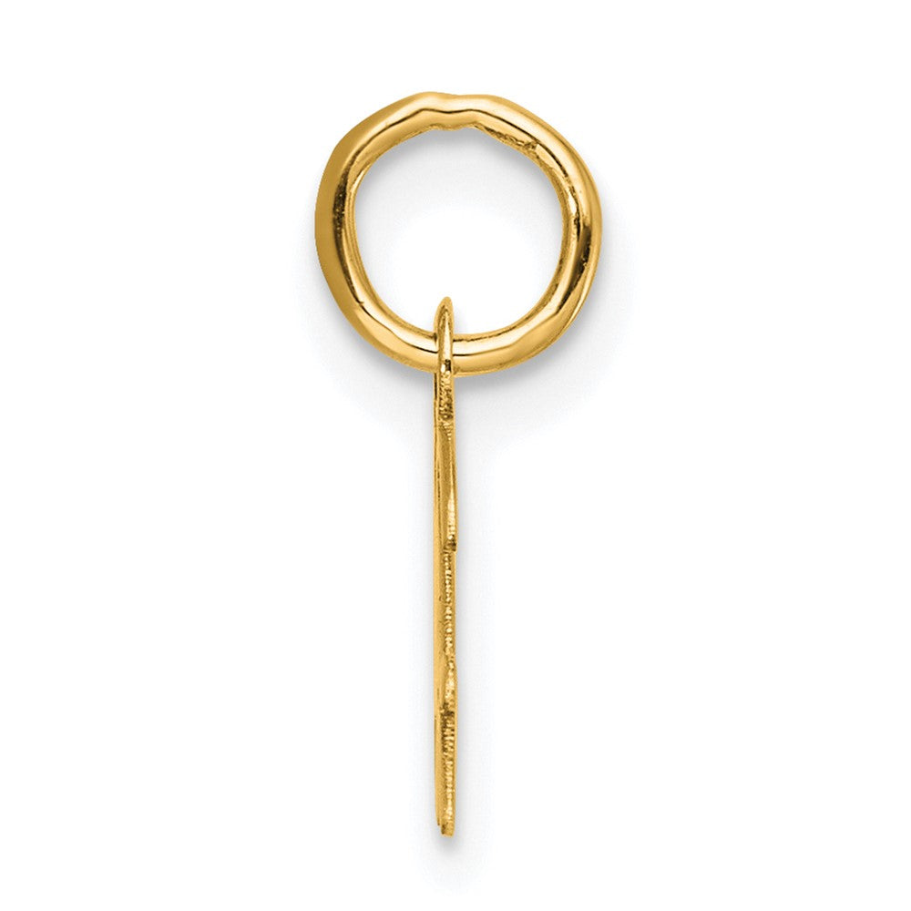 14K Small Script Letter H Initial Charm
