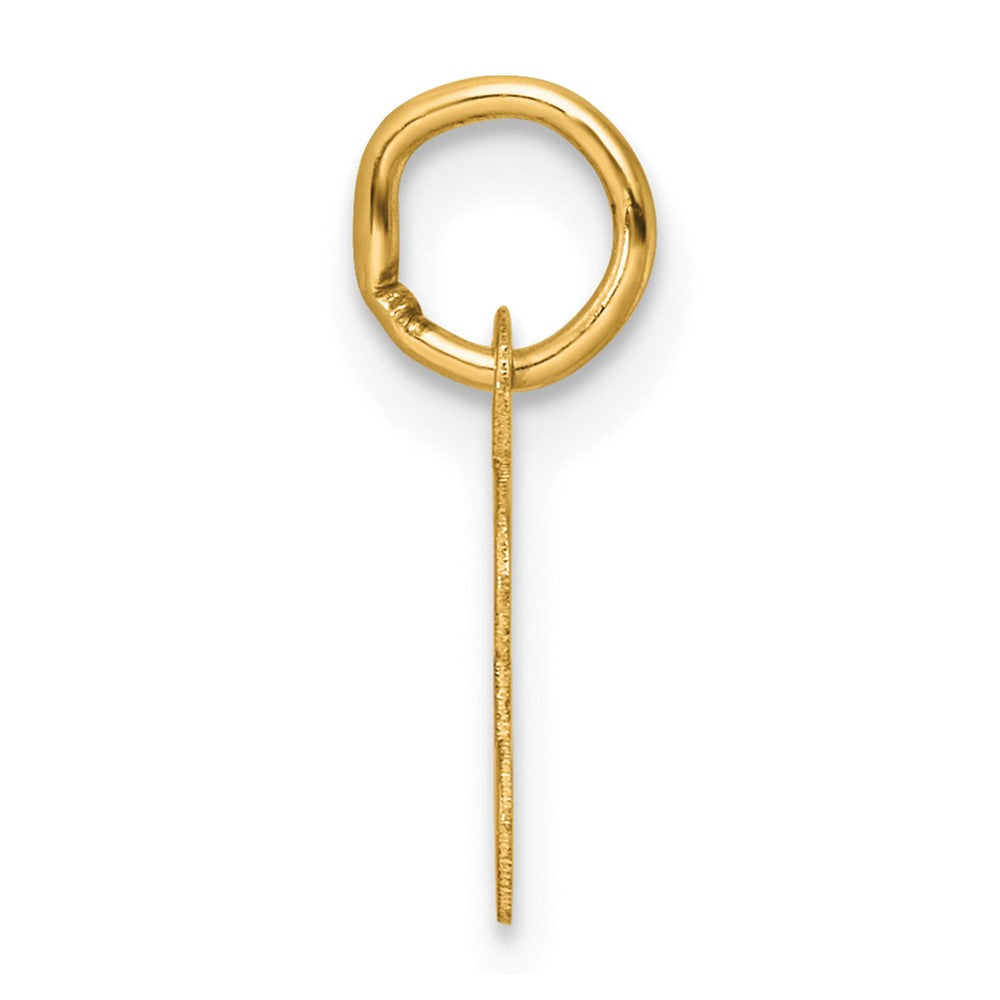 14K Small Script Letter T Initial Charm